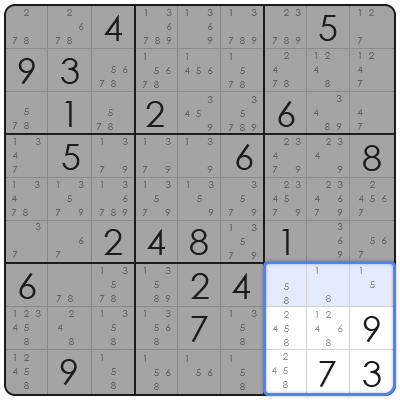 sudoku pointing pair